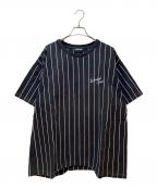 WIND AND SEAウィンダンシー）の古着「半袖カットソー」｜ブラック×ホワイト