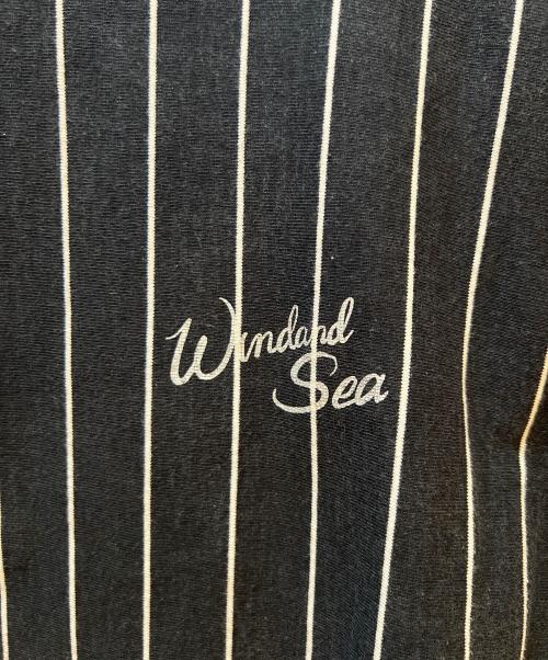WIND AND SEA（ウィンダンシー）WIND AND SEA (ウィンダンシー) 半袖カットソー ブラック×ホワイト サイズ:XLの古着・服飾アイテム