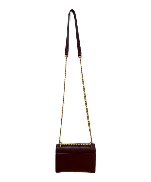 MARC JACOBS（マークジェイコブス）MARC JACOBS (マークジェイコブス) チェーンショルダーバッグ ワインレッドの古着・服飾アイテム