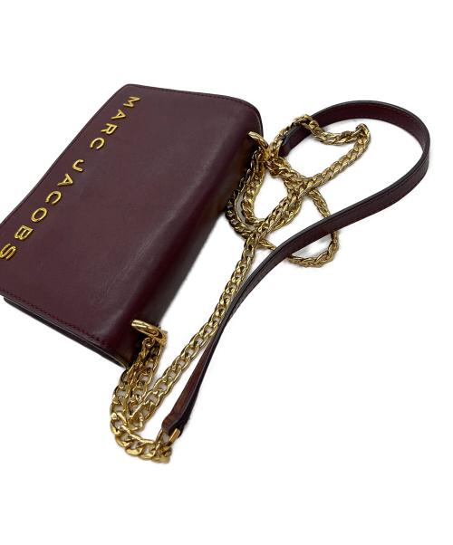 MARC JACOBS（マークジェイコブス）MARC JACOBS (マークジェイコブス) チェーンショルダーバッグ ワインレッドの古着・服飾アイテム