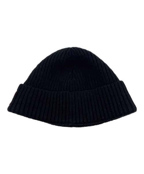AMI Alexandre Mattiussi（アミアレクサンドルマテュッシ）AMI Alexandre Mattiussi (アミアレクサンドルマテュッシ) ニット帽 ブラックの古着・服飾アイテム