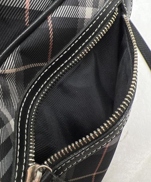BURBERRY BLUE LABEL（バーバリー ブルー レーベル）BURBERRY BLUE LABEL (バーバリー ブルー レーベル) ショルダーバッグ ブラックの古着・服飾アイテム