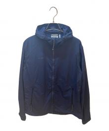 MAMMUT（マムート）の古着「ハイキングウィンドブレーカーフーデッドジャケット」｜ネイビー