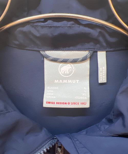 MAMMUT（マムート）MAMMUT (マムート) ハイキングウィンドブレーカーフーデッドジャケット ネイビー サイズ:XLの古着・服飾アイテム