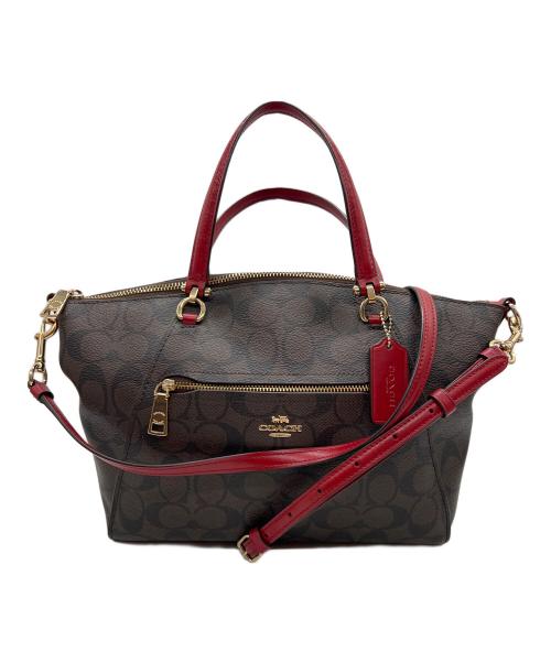 COACH（コーチ）COACH (コーチ) 2WAYバッグ ブラウンの古着・服飾アイテム