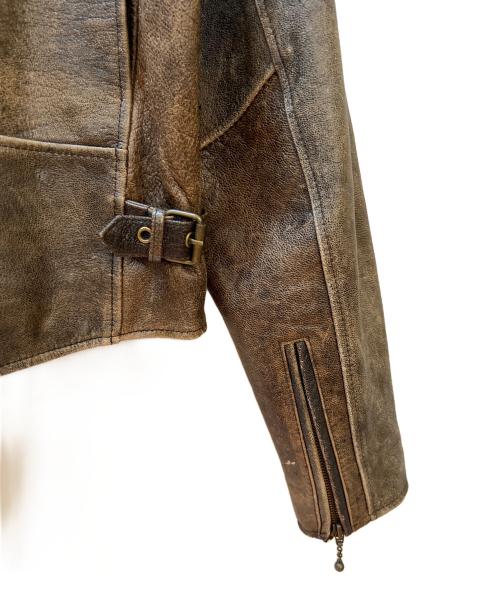 HARLEY-DAVIDSON（ハーレーダビッドソン）HARLEY-DAVIDSON (ハーレーダビッドソン) レザージャケット ブラウン サイズ:Mの古着・服飾アイテム