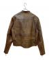 HARLEY-DAVIDSON (ハーレーダビッドソン) レザージャケット ブラウン サイズ:M：15000円