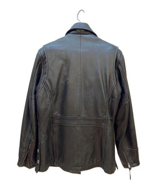 HARLEY-DAVIDSON（ハーレーダビッドソン）HARLEY-DAVIDSON (ハーレーダビッドソン) レザーコート ブラック サイズ:Mの古着・服飾アイテム