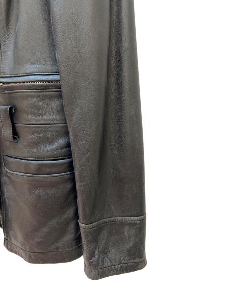 HARLEY-DAVIDSON（ハーレーダビッドソン）HARLEY-DAVIDSON (ハーレーダビッドソン) レザーコート ブラック サイズ:Mの古着・服飾アイテム