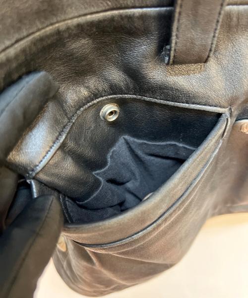 HARLEY-DAVIDSON（ハーレーダビッドソン）HARLEY-DAVIDSON (ハーレーダビッドソン) レザーコート ブラック サイズ:Mの古着・服飾アイテム