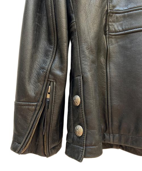HARLEY-DAVIDSON（ハーレーダビッドソン）HARLEY-DAVIDSON (ハーレーダビッドソン) レザーコート ブラック サイズ:Mの古着・服飾アイテム