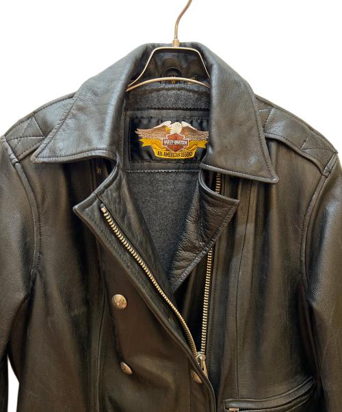 HARLEY-DAVIDSON（ハーレーダビッドソン）HARLEY-DAVIDSON (ハーレーダビッドソン) レザーコート ブラック サイズ:Mの古着・服飾アイテム