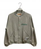 studio sevenスタジオセブン）の古着「Sweat Blouson スタジャン」｜グレー