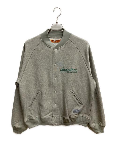 studio seven（スタジオセブン）studio seven (スタジオセブン) Sweat Blouson スタジャン グレー サイズ:SIZE L 未使用品の古着・服飾アイテム