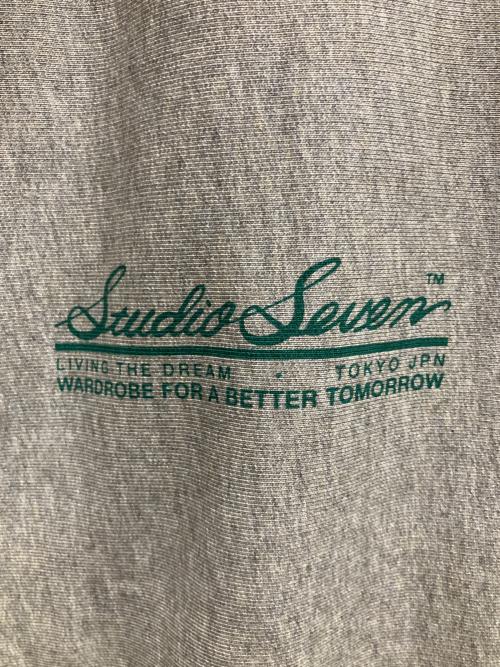 studio seven（スタジオセブン）studio seven (スタジオセブン) Sweat Blouson スタジャン グレー サイズ:SIZE L 未使用品の古着・服飾アイテム