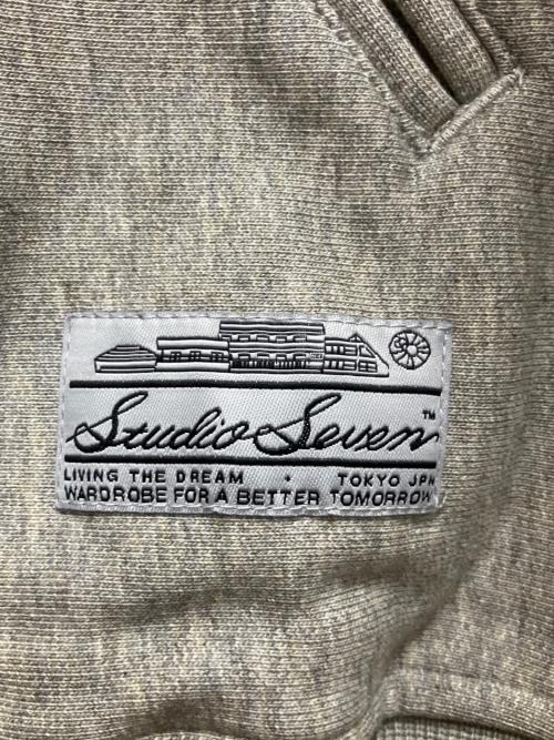 studio seven（スタジオセブン）studio seven (スタジオセブン) Sweat Blouson スタジャン グレー サイズ:SIZE L 未使用品の古着・服飾アイテム