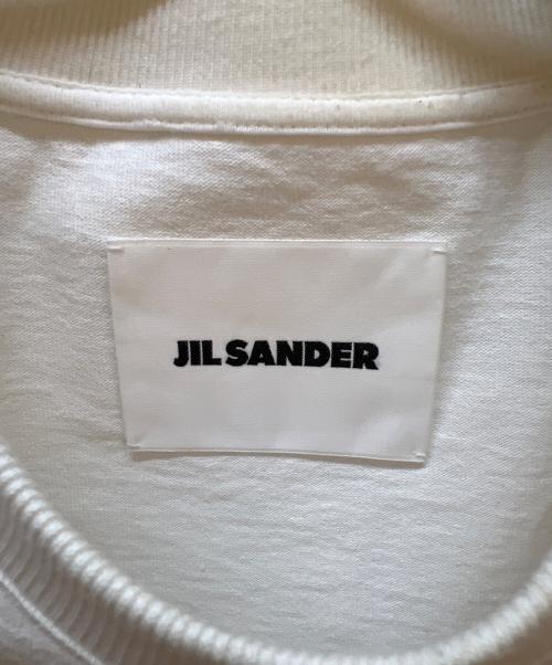 JIL SANDER（ジルサンダー）JIL SANDER (ジルサンダー) 半袖カットソー ホワイト サイズ:Mの古着・服飾アイテム