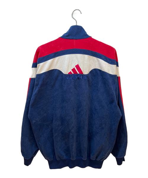 adidas（アディダス）adidas (アディダス) トラックジャケット レッド×ネイビー サイズ:Lの古着・服飾アイテム