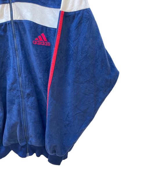 adidas（アディダス）adidas (アディダス) トラックジャケット レッド×ネイビー サイズ:Lの古着・服飾アイテム