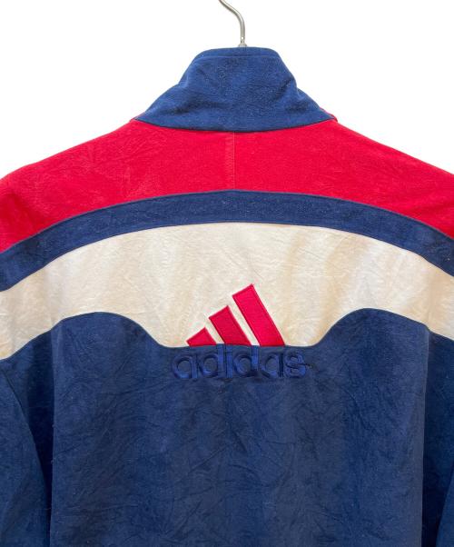 adidas（アディダス）adidas (アディダス) トラックジャケット レッド×ネイビー サイズ:Lの古着・服飾アイテム