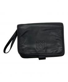 LOEWE（ロエベ）の古着「クラッチバッグ/アナグラム」｜ブラック