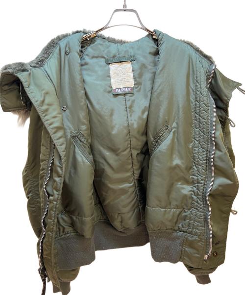ALPHA（アルファ）ALPHA (アルファ) N-2Bジャケット グリーン サイズ:Mの古着・服飾アイテム