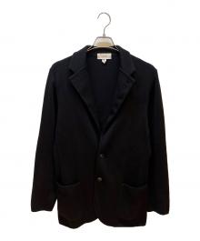 LARDINI（ラルディーニ）の古着「ニットジャケット」｜ブラック
