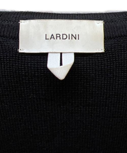 LARDINI（ラルディーニ）LARDINI (ラルディーニ) ニットジャケット ブラック サイズ:Mの古着・服飾アイテム