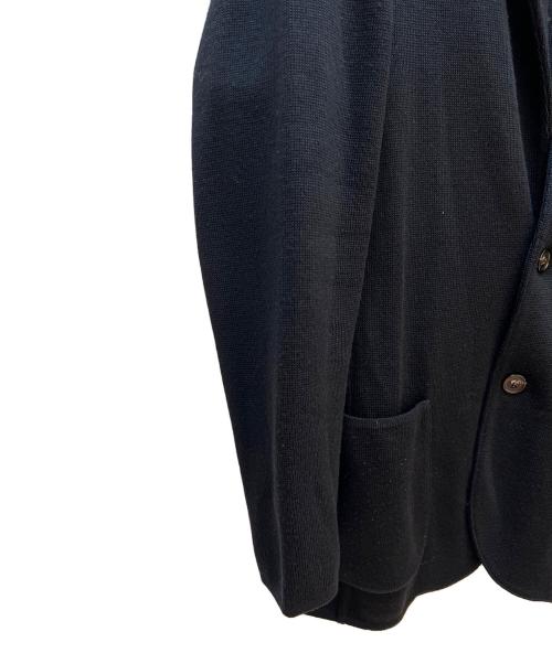 LARDINI（ラルディーニ）LARDINI (ラルディーニ) ニットジャケット ブラック サイズ:Mの古着・服飾アイテム
