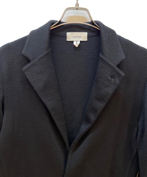 LARDINI（ラルディーニ）LARDINI (ラルディーニ) ニットジャケット ブラック サイズ:Mの古着・服飾アイテム