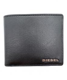 DIESEL（ディーゼル）の古着「2つ折り財布」｜ブラック×オレンジ