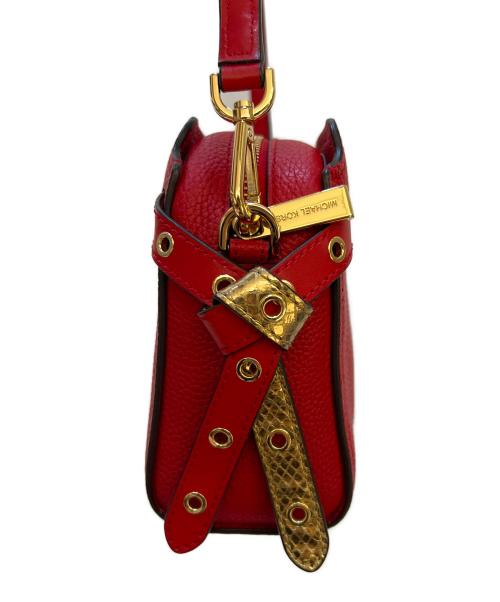 MICHAEL KORS（マイケルコース）MICHAEL KORS (マイケルコース) ショルダーバッグ レッドの古着・服飾アイテム