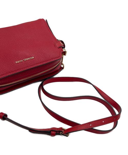 MICHAEL KORS（マイケルコース）MICHAEL KORS (マイケルコース) ショルダーバッグ レッドの古着・服飾アイテム