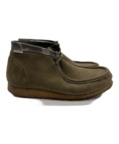 CLARKS（クラークス）CLARKS (クラークス) CarHartt (カーハート) シューズ グリーン サイズ:27の古着・服飾アイテム
