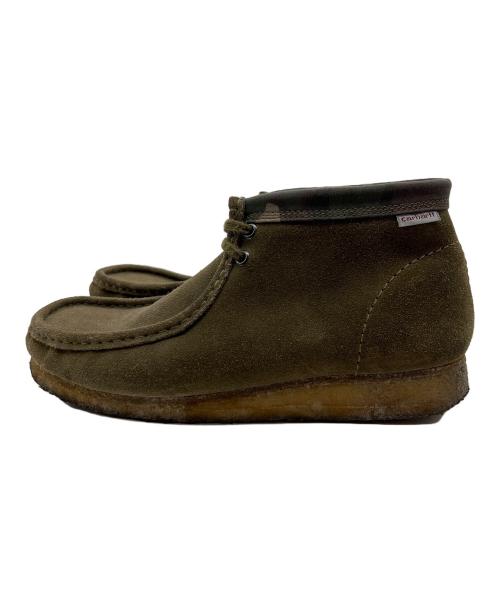 CLARKS（クラークス）CLARKS (クラークス) CarHartt (カーハート) シューズ グリーン サイズ:27の古着・服飾アイテム