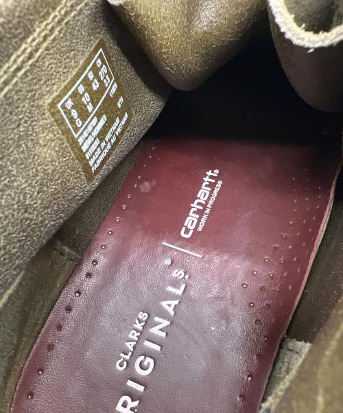 CLARKS（クラークス）CLARKS (クラークス) CarHartt (カーハート) シューズ グリーン サイズ:27の古着・服飾アイテム