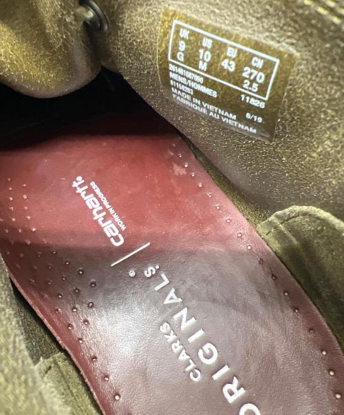 CLARKS（クラークス）CLARKS (クラークス) CarHartt (カーハート) シューズ グリーン サイズ:27の古着・服飾アイテム