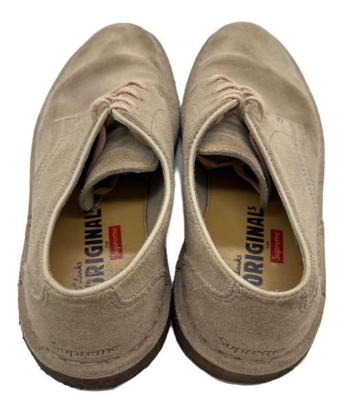 CLARKS（クラークス）CLARKS (クラークス) SUPREME (シュプリーム) スウェードシューズ ベージュ サイズ:26の古着・服飾アイテム