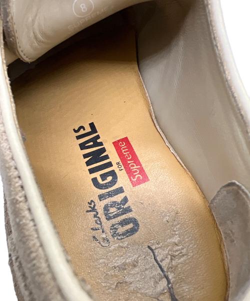 CLARKS（クラークス）CLARKS (クラークス) SUPREME (シュプリーム) スウェードシューズ ベージュ サイズ:26の古着・服飾アイテム
