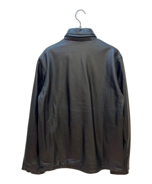 TETE HOMME（テット オム）TETE HOMME (テット オム) レザージャケット ブラック サイズ:Lの古着・服飾アイテム