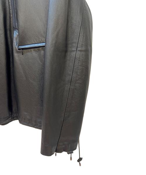 TETE HOMME（テット オム）TETE HOMME (テット オム) レザージャケット ブラック サイズ:Lの古着・服飾アイテム