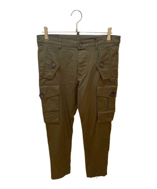 DSQUARED2（ディースクエアード）DSQUARED2 (ディースクエアード) カーゴパンツ オリーブ サイズ:SIZE46 未使用品の古着・服飾アイテム