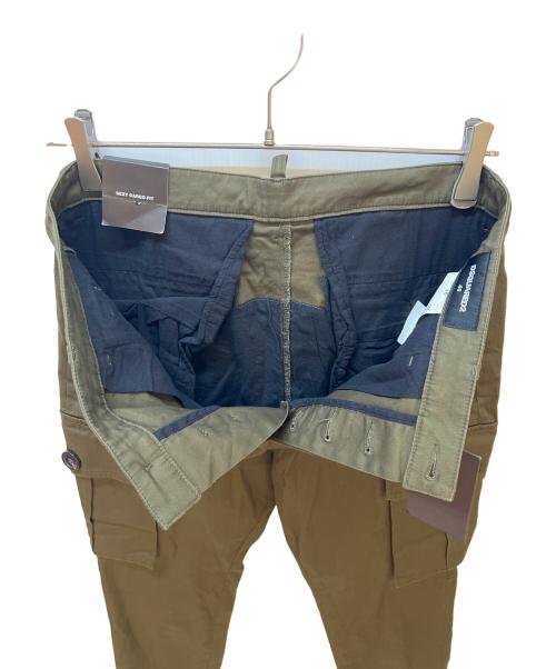 DSQUARED2（ディースクエアード）DSQUARED2 (ディースクエアード) カーゴパンツ オリーブ サイズ:SIZE46 未使用品の古着・服飾アイテム