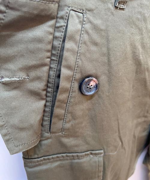 DSQUARED2（ディースクエアード）DSQUARED2 (ディースクエアード) カーゴパンツ オリーブ サイズ:SIZE46 未使用品の古着・服飾アイテム