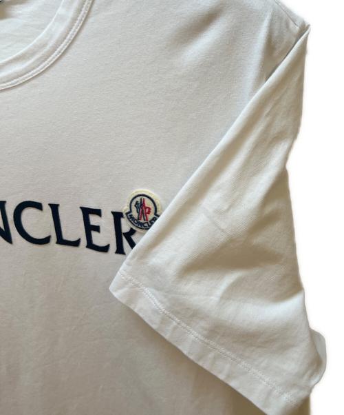 MONCLER（モンクレール）MONCLER (モンクレール) 半袖カットソー ホワイト サイズ:Lの古着・服飾アイテム