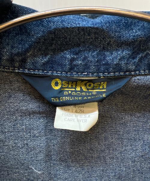 OSH KOSH（オシュコシュ）OSH KOSH (オシュコシュ) カバーオール インディゴ サイズ:42の古着・服飾アイテム