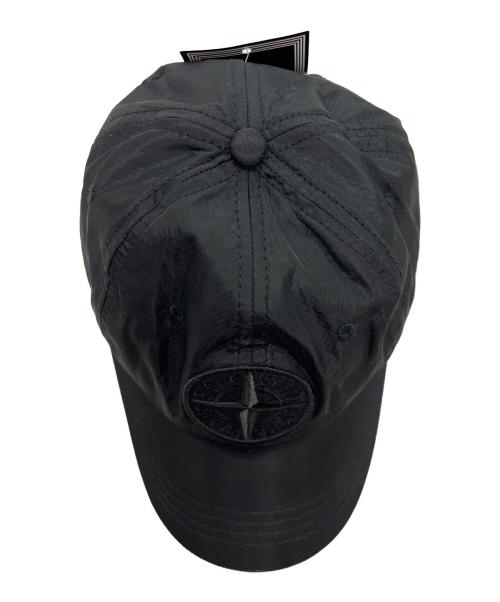 STONE ISLAND（ストーンアイランド）STONE ISLAND (ストーンアイランド) キャップ ブラックの古着・服飾アイテム