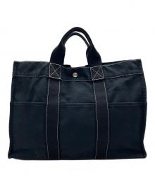 HERMES（エルメス）の古着「ハンドバッグ/ドーヴィルMM」｜ブラック