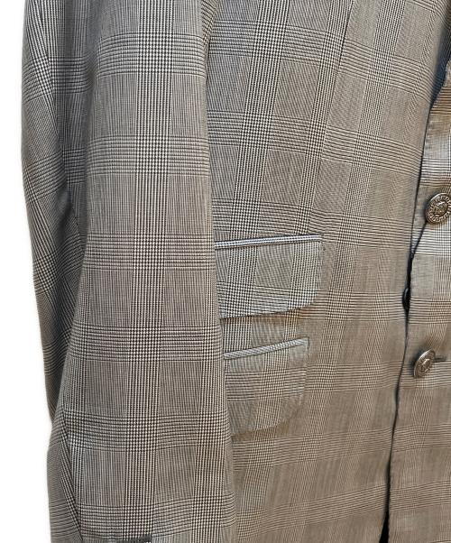 GIANNI VERSACE（ジャンニ・ヴェルサーチ）GIANNI VERSACE (ジャンニ・ヴェルサーチ) テーラードジャケット グレー サイズ:Mの古着・服飾アイテム