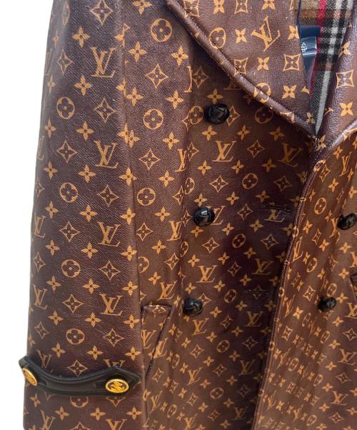 LOUIS VUITTON（ルイ ヴィトン）LOUIS VUITTON (ルイ ヴィトン) モノグラムコーティングコート ブラウン サイズ:36の古着・服飾アイテム